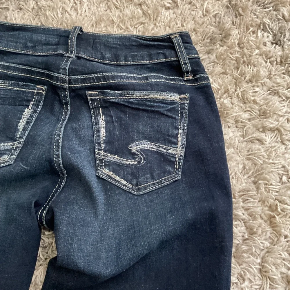 Silver Jeans Co Boyfriend Dark Wash Denim Jeans W25 L29 L27101ECF485
